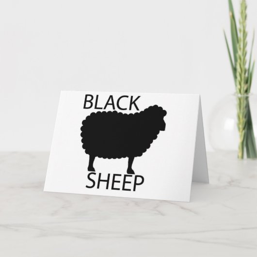 Black Sheep Kaart (Voorkant)