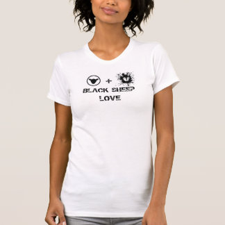 Black Sheep Love logo T T-shirt