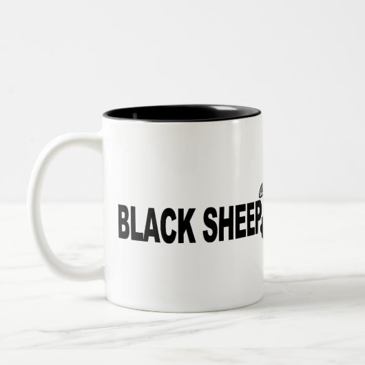 BLACK SHEEP mok - kies stijl en kleur (Links)