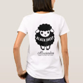 Black Sheep Never Follows The Flock T-shirt (Achterkant)