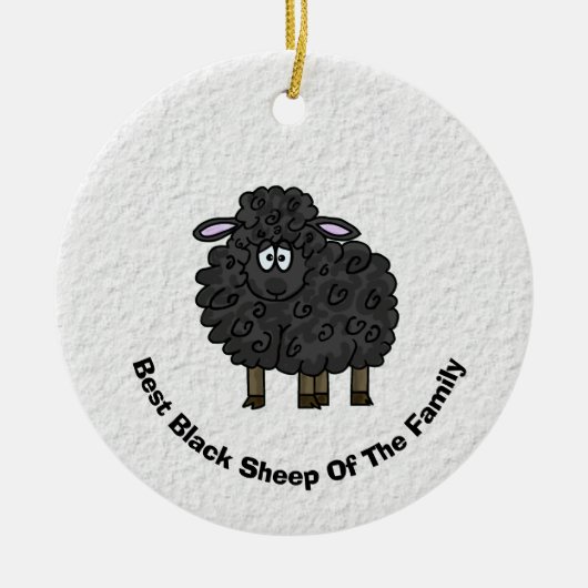 Black Sheep of the Family Ornament (Voorkant)