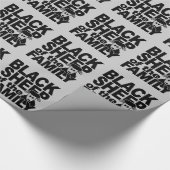 "Black Sheep of the Family" verpakkingspapier Cadeaupapier (Hoek)