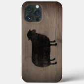 Black Sheep Silhouette Case-Mate iPhone Case (Achterkant)