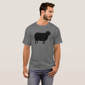 Black Sheep Silhouette T-shirt (Voorkant volledig)