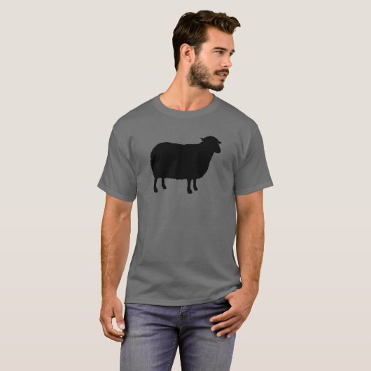 Black Sheep Silhouette T-shirt (Voorkant volledig)