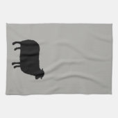 Black Sheep Silhouette Theedoek (Horizontaal)