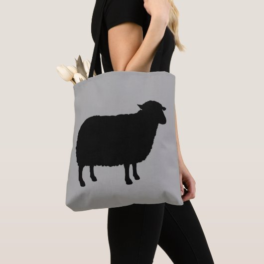 Black Sheep Silhouette Tote Bag (Dichtbij)
