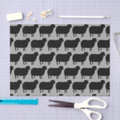 Black Sheep Silhouettes Pattern Tissuepapier (Craft)