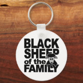 BLACK SHEEP-sleutelketen Sleutelhanger (Voorkant)