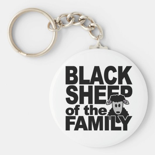 BLACK SHEEP-sleutelketen Sleutelhanger (Voorkant)