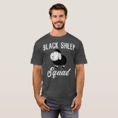 Black Sheep Squad Funny Black Sheep T-shirt (Voorkant volledig)