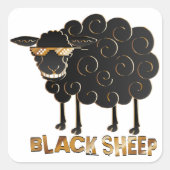 Black Sheep Sticker (Voorkant)