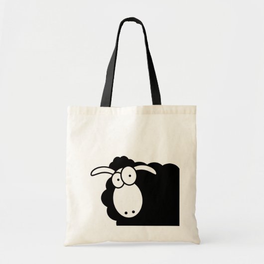 Black Sheep Tote Bag (Voorkant)