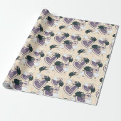 Black Sheep White Sheep Love Cadeaupapier (Uitgerold)