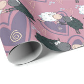 Black Sheep White Sheep Love Cadeaupapier (Rol Hoek)