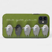 Black Sheep White Sheep Vijf Case-Mate iPhone Case (Achterkant (horizontaal))