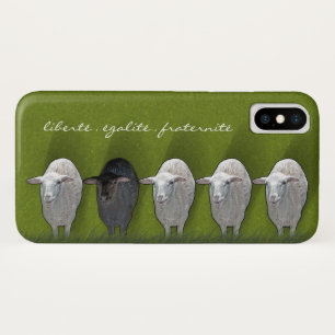 Black Sheep White Sheep Vijf Case-Mate iPhone Case
