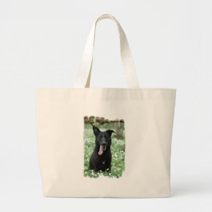 Black Shepherd Canvas Bag Grote Tote Bag