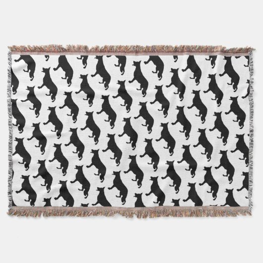 Black Shepherd Dog-patroon Deken (Voorkant)