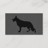 Black Shepherd Hond illustratie Visitekaartje (Voorkant)