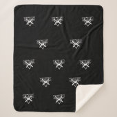 Black Sherpa Deken (Voorkant)