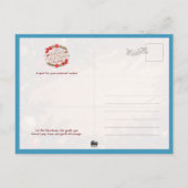 Black Shiba Inu and Samoyed dog with Snowman Feestdagenkaart (Achterkant)