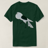 Black Shield Voorburg Shield Cropper Pigeon T-shirt (Design voorkant)