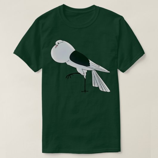Black Shield Voorburg Shield Cropper Pigeon T-shirt (Design voorkant)