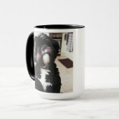 Black Shih Tzu Ik kan de Mok van Kerstmis uitlegge (Voorkant links)