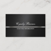 Black Shimmer met Silver Visitekaartje (Voorkant)
