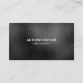 Black Shimmering Visitekaartje (Voorkant)