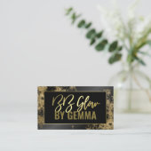 Black Shine Gold Foil BB Glow Treatment Visitekaartje (Staand voorkant)