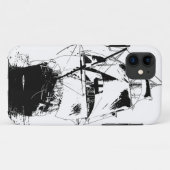 Black Ship Silhouette Case-Mate iPhone Case (Achterkant (horizontaal))
