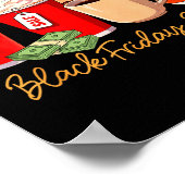 Black Shopng Friday Squad Coffee C Coffee Lover  Poster (Hoek)