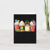 Black Shopng Friday Squad Coffee C Coffee Lovers  Kaart (Voorkant)