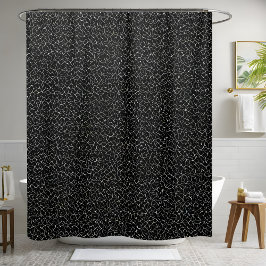Black Shower Curtain Douchegordijn