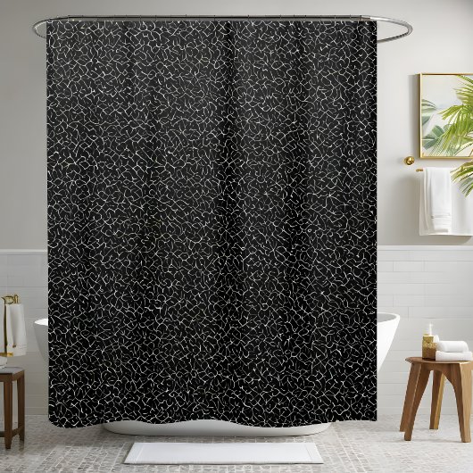 Black Shower Curtain Douchegordijn