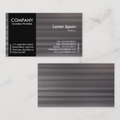 Black SideBand - geborsteld metaal Tex Visitekaartje (Voorkant / Achterkant)