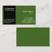 Black SideBand - Green Fabric Texture Visitekaartje (Voorkant / Achterkant)
