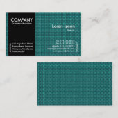 Black SideBand - Turquoise Fabric Texture Visitekaartje (Voorkant / Achterkant)