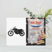 Black silhouet of bike - Choose background color Kaart (Staand voorkant)