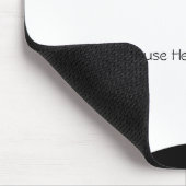 Black Silhouette Cat - Plaats hier de muis Muismat (Hoek)