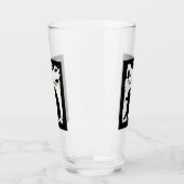 Black Silhouette Dansende Beren trekken rond op ve Glas (Links)