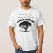Black Silhouette Estep Family Reunion T-shirt (Voorkant)