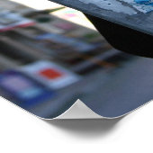 Black Silhouette in het Poster voor straatfotograf (Hoek)