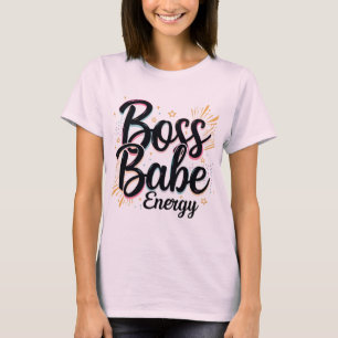 Black & Silver Boss Babe Shirt
