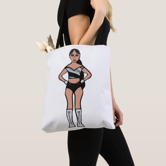 Black Silver Dancer #2 Tote Bag (Dichtbij)