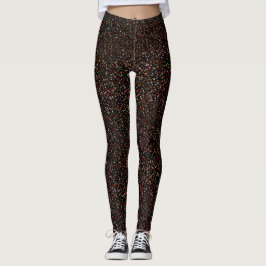 Black Silver en Gold Women's Sparkle-Leggings Leggings