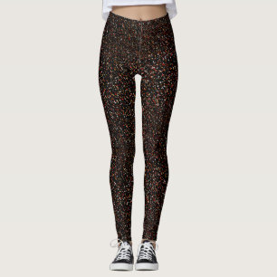 Black Silver en Gold Women's Sparkle-Leggings Leggings