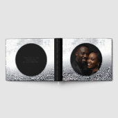 Black Silver Foil Guestbook Elegante gastenboeken (Volledig)